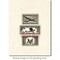 Deep Red Stamps Air Mail Postage Rubber Cling Stamp 2.1 x 3.1 inches